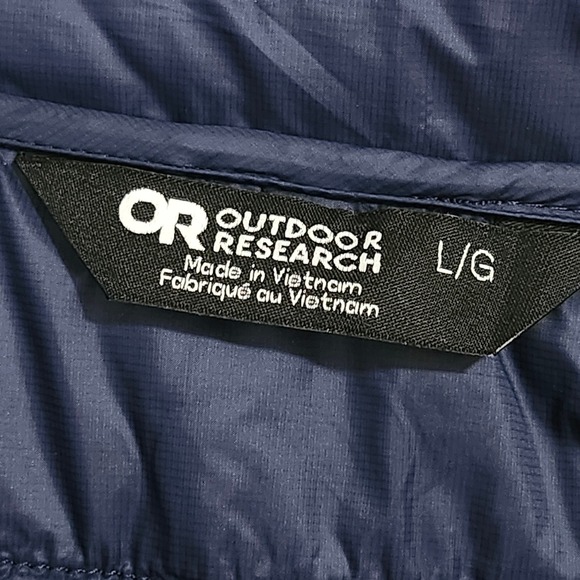 Outdoor Research Men's Large Foray 3 in 1 Parka Blue Goretex Convertible - Picture 3 of 16